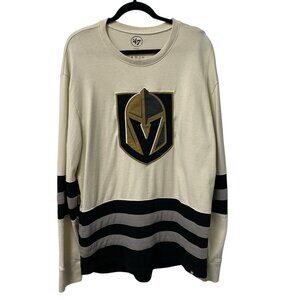 47 NHL Vegas Golden Knights Cream Crewneck Sweater